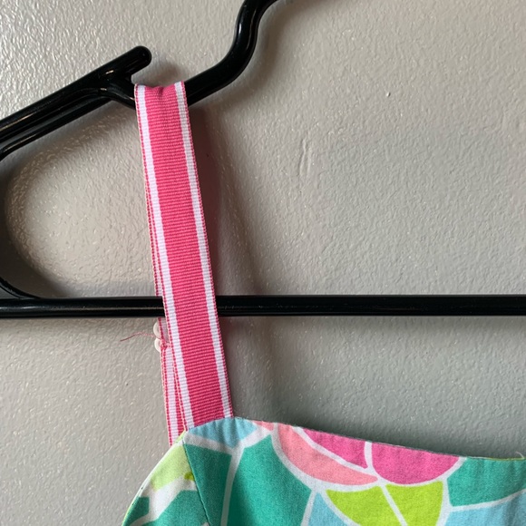 Lilly Pulitzer Vintage Floral Lined Long Sleeveless Dress - Picture 3 of 6